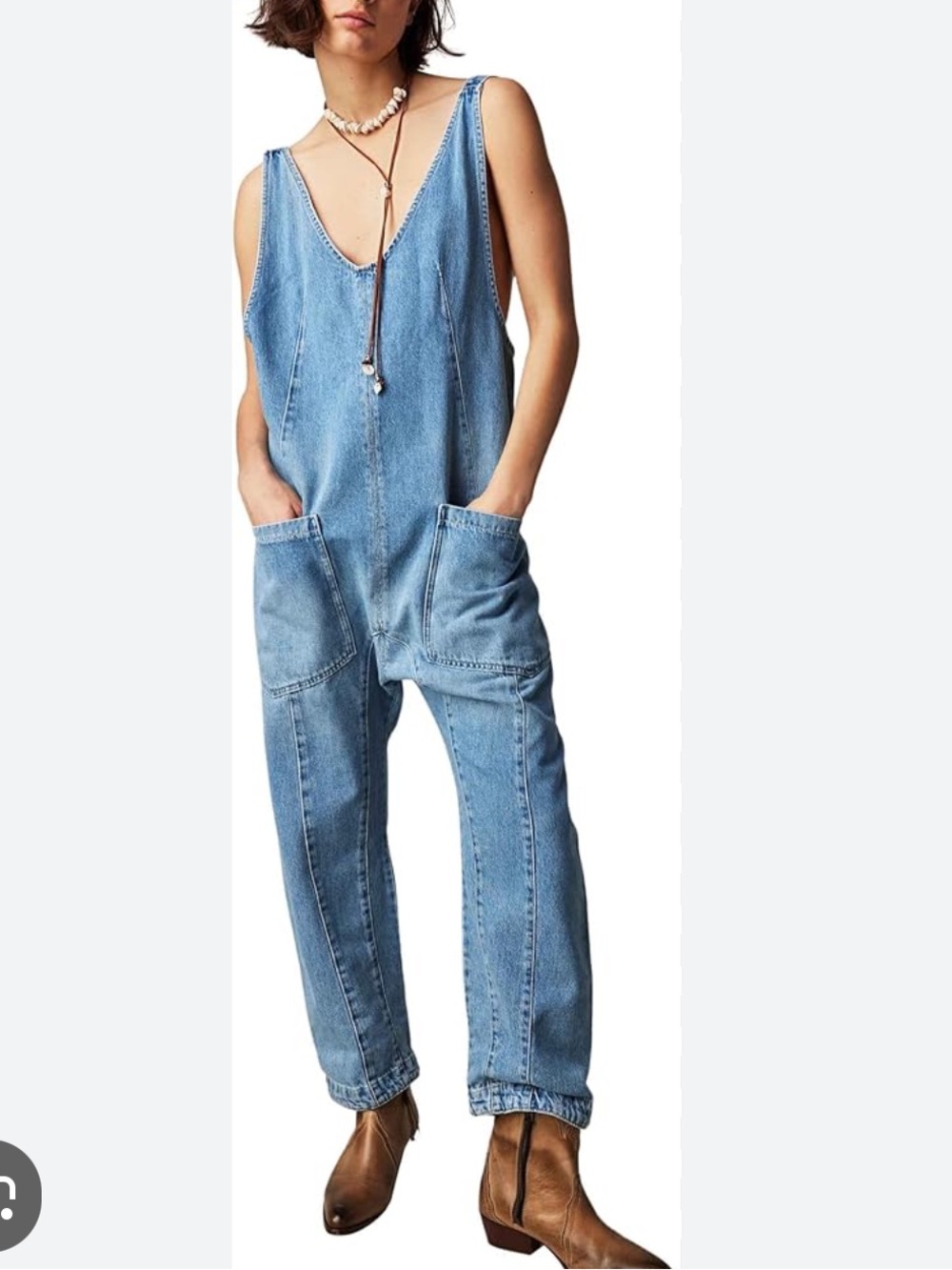 Free People We The Free High Roller Jumpsuit - Picture 15 of 15